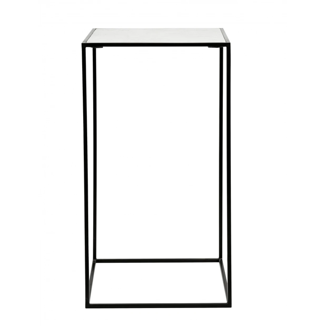 Photo of Cube Side Table - White Marble