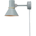 Thumbnail photo of Type 80 Wall Light Matte Black - With Cable/plug - Incl. Led 6w Max 10w E27 600lm - 2700K IP20 - Bedside Lamps