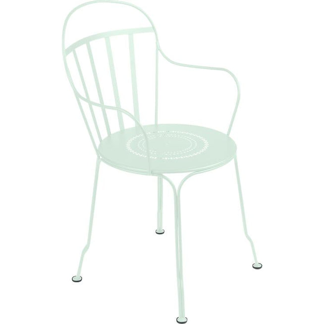 Photo of Louvre Armchair Ice Mint A7 - Outdoor dining chairs - Blue - Metal