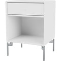 Thumbnail photo of Dream Nightstand - New White / Matt Chrome Legs - Bedside Table - Peter J. Lassen - White - Mdf