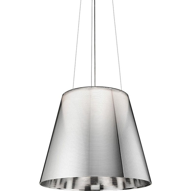 Photo of Ktribe S3 pendant from Flos (aluminized silver)