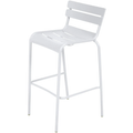 Luxembourg Bar Chair Cotton White 01 - Barstolar & Barpallar - Frédéric Sofia - Vit - Metall