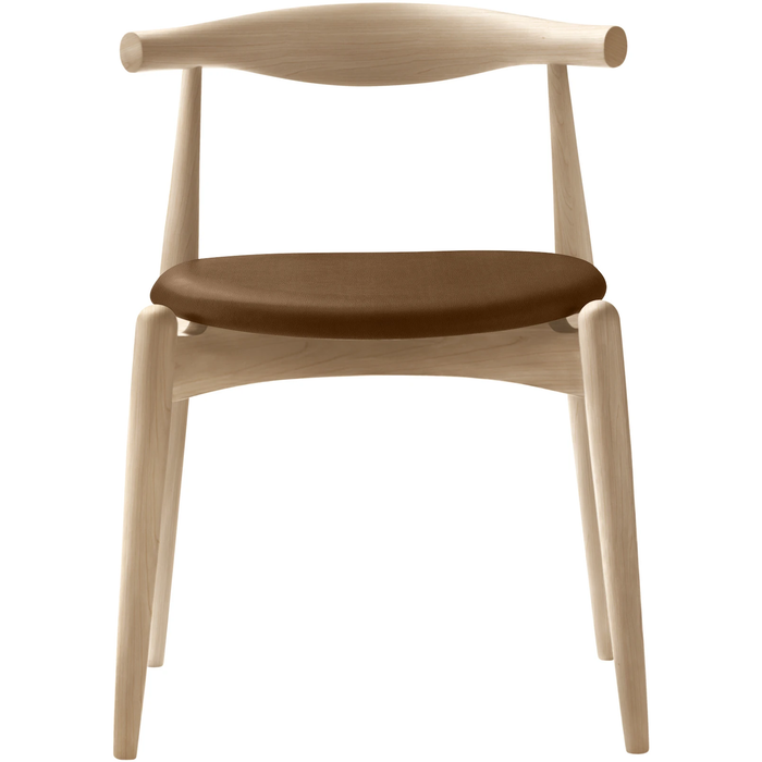Photo of Carl Hansen - Ch20, Oiled Beech, Leather Group C Sif - 95 - Dining chairs - Hans J. Wegner - Wood