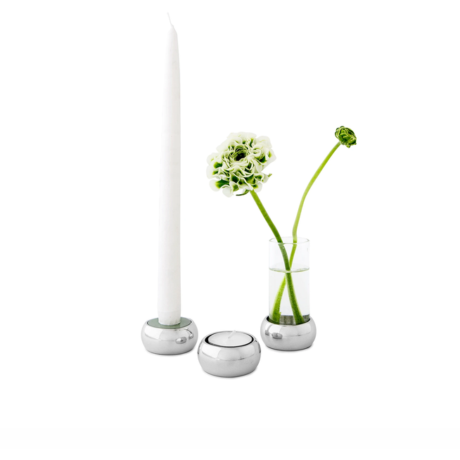 Photo of Constella Giftbox Polished Aluminium - Candlesticks & Candle Holders - Eva Schildt - Silver