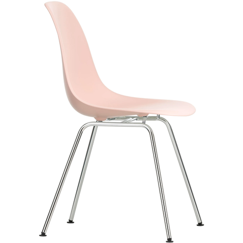 Photo of Eames Plastic Chair Dsx - 41 Pale Rose - Chrome Base - Matstolar - Charles & Ray Eames - Rosa - Metall/plast