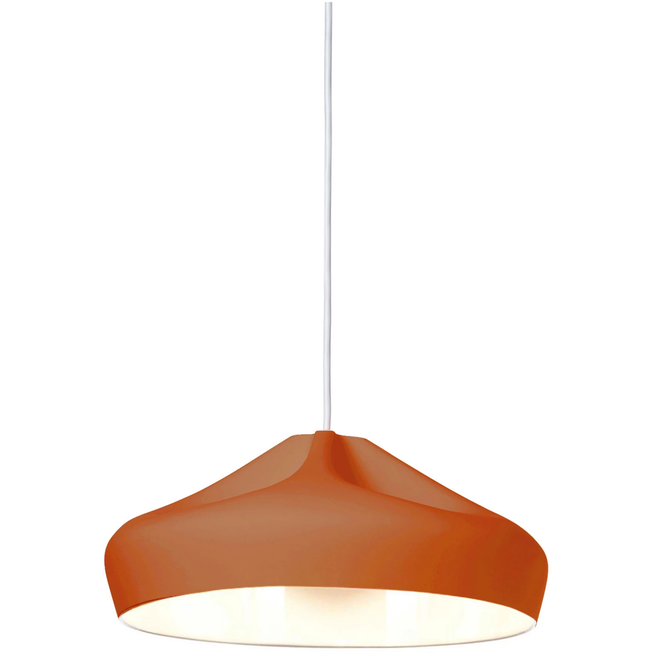 Photo of Pleat Box 36 Led - Terracotta, White - Pendellampor - Mashallah,xavier Mañosa - Brun
