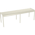 Thumbnail photo of Luxembourg 3/4 Seater Bench Clay Grey A5 - Garden Benches - Frédéric Sofia - Green, Grey - Metal