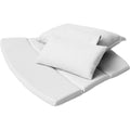 Thumbnail photo of Breeze Highback Lounge Chair Cushion - Outdoor Cushions - White - Cane-line Natté - W: 75 x D: 55 x H: 2 cm