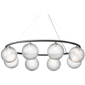 Thumbnail photo of Miira 8 Oval Chandelier Rock