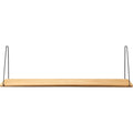 Thumbnail photo of B145 Shelf W/brackets Shelf 20x90 Cm Oak