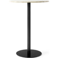 Thumbnail photo of Harbour Column Counter Table Ø80 Off White Marble Tabletop With Black Base - Barbord - Norm Architects - Vit - Metall/trä/sten