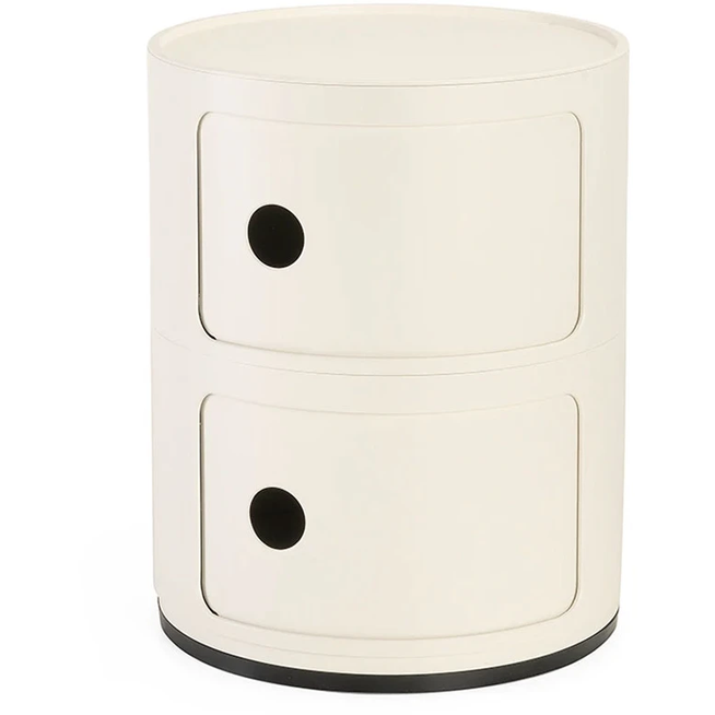 Photo of Modular 4986 Mat White, 2 Compartments - Hurtsar - Anna Castelli Ferrieri - Vit - Plast