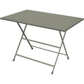Thumbnail photo of Arc En Ciel Folding Table 110 cm, Grey/green - Garden Table - Green - Metal