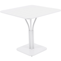 Thumbnail photo of Luxembourg Pedestal Table 80x80 Cm Cotton White 01 - Matbord Utomhus - Frédéric Sofia - Vit - Metall