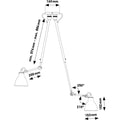 Thumbnail photo of No. 302 Double Ceiling Lamp from Lampe Gras 1