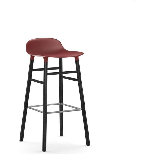 Photo of Form Bar Stool 75 Cm Black Oak