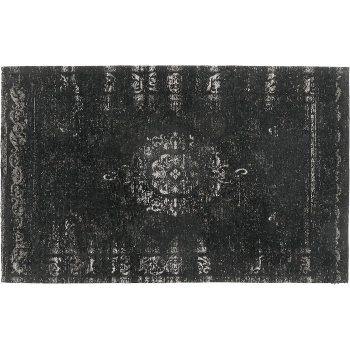Photo of Grand Woven Rug - Dark Grey / Black