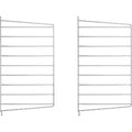 Thumbnail photo of String Wall Rack 50 x 30 cm - Galvanized 2-pack - Outdoor Storage - Nils Strinning