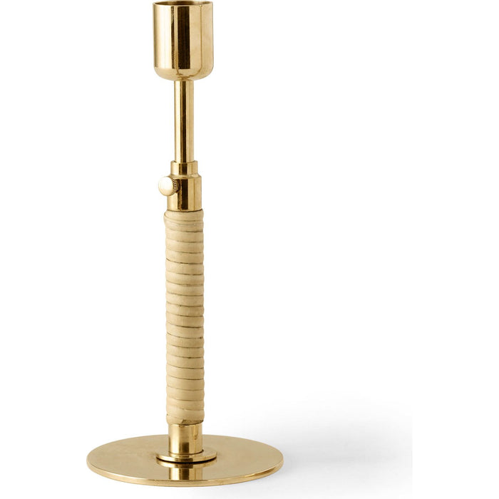 Duca Candleholder Polished Brass - Candlesticks & Candle Holders - Krøyer-sætter-lassen - Gold