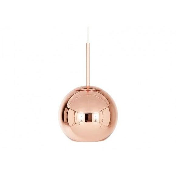 Copper Round LED Pendant Lamp