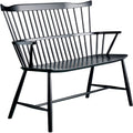 Thumbnail photo of J52d Bench Beech Black Painted