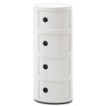 Thumbnail photo of Modular 4985, White, 4 Compartments - Hurtsar - Anna Castelli Ferrieri - Vit - Plast