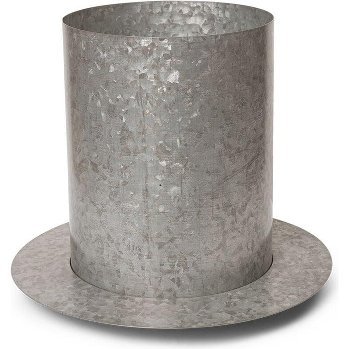 Photo of Auran Potte - Urtepotte - Large - Galvanized - W32.3 X D32.3 X H38.7 Cm