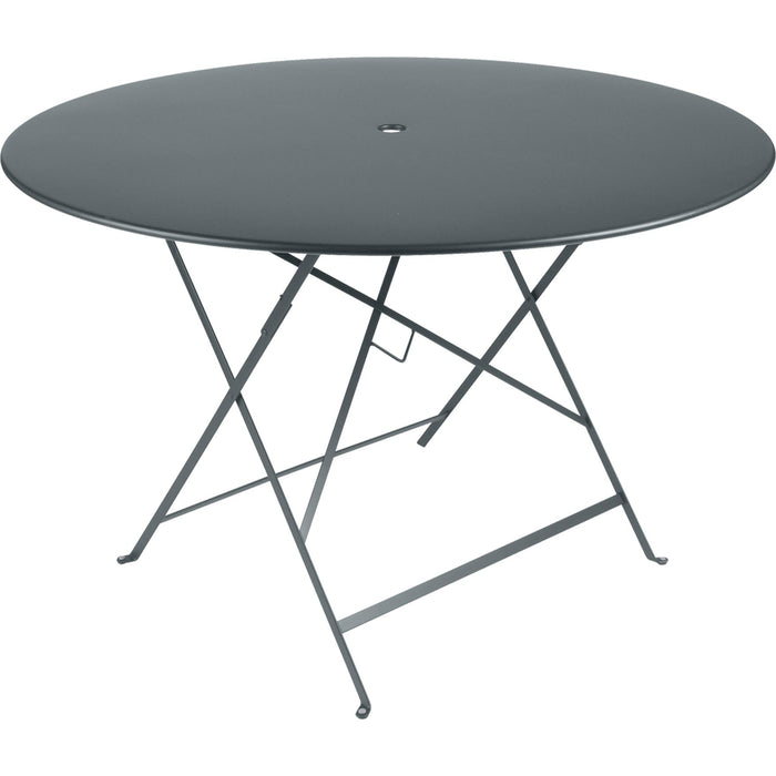 Photo of Bistro Table Ø 117 cm, Storm Grey - Outdoor dining table - Grey - Metal