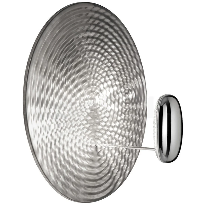 Photo of Droplet Mini Wall/Ceiling Lamp - Wall Lamps - Ross Lovegrove - Silver