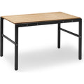 Thumbnail photo of Reform Table, Teak, Aluminium / Anthracite Black - Garden table - Louise Hederström - Black - Metal/wood
