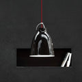 Thumbnail photo of Caravaggio 2 Pendant Black Smooth-red Textile Cord