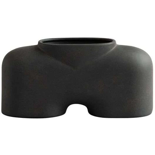 Photo of Cobra Fat Vase Medio Coffee