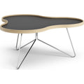 Thumbnail photo of Flower Table 84x90 Cm Black, 39cm, Oak Edge