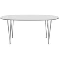 Thumbnail photo of B616 Superellips, 100x170 Cm, Laminat, Vit, Krom - Matbord - Arne Jacobsen,bruno Mathsson,piet Hein - Vit - Metall/trä