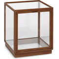 Thumbnail photo of Miru Glass Montre - Kasser - Dark Stained Oak - W: 40 X H: 42 X D: 40 Cm