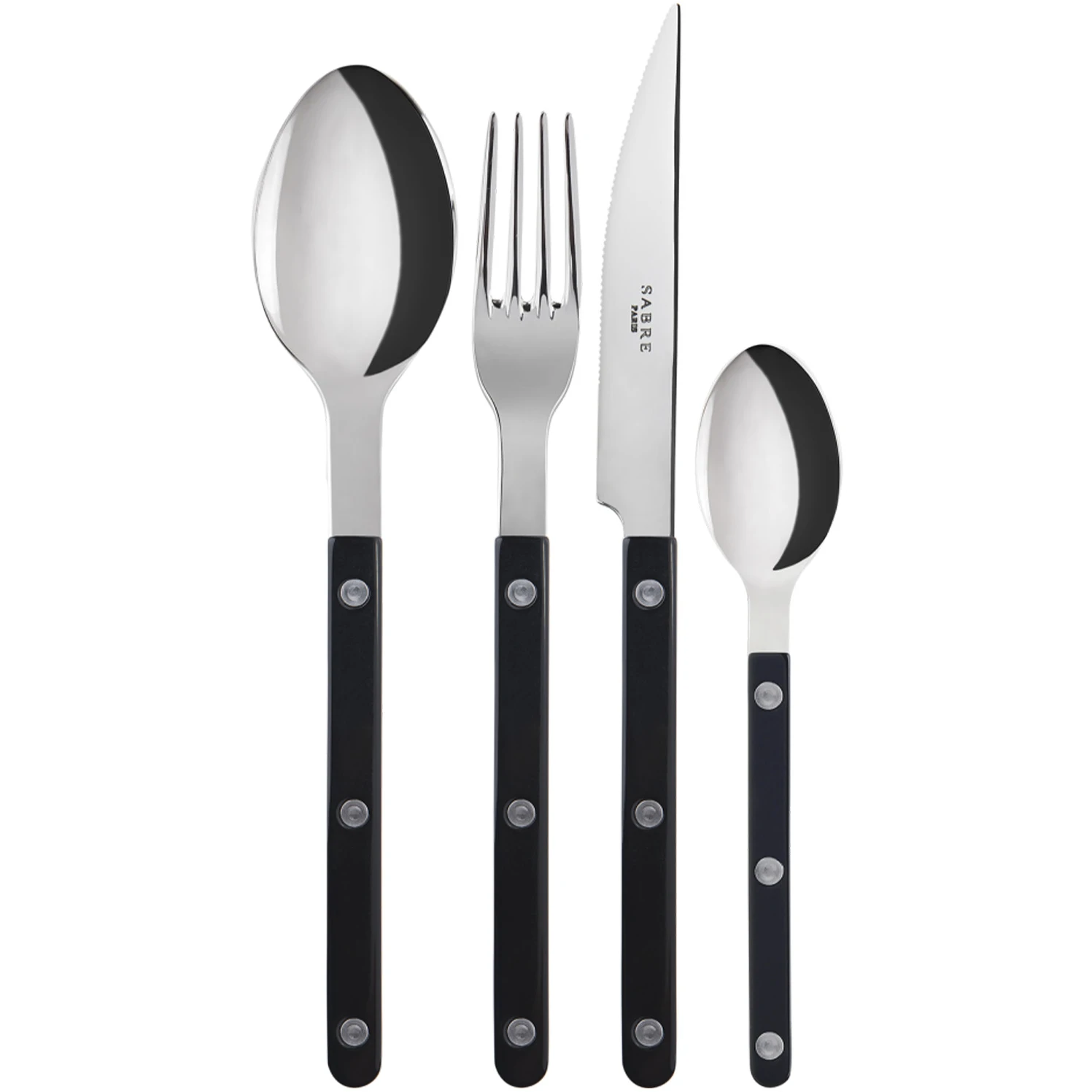 Bistrot Shiny Solid - 4 Pieces Cutlery Set