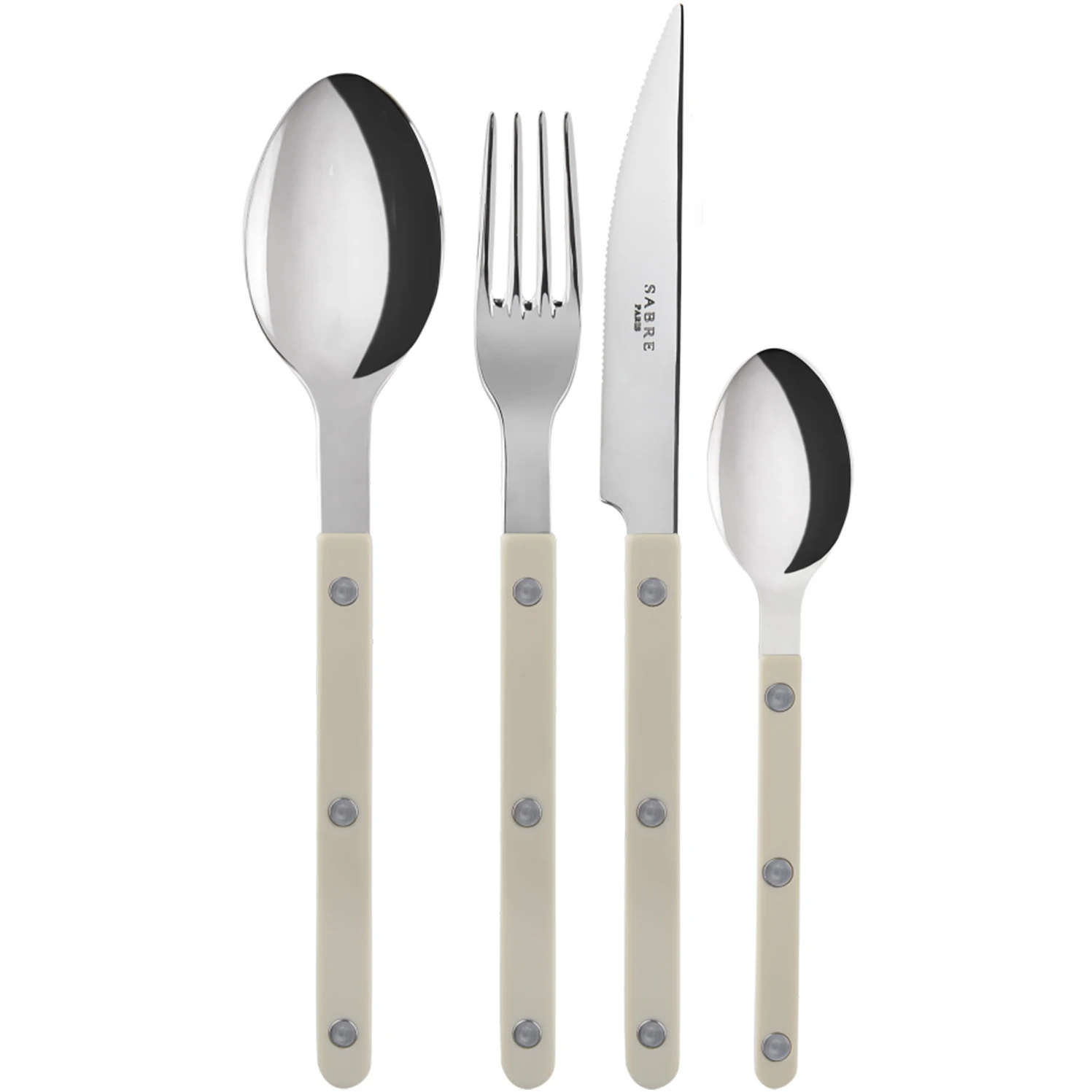 Bistrot Shiny Solid - 4 Pieces Cutlery Set