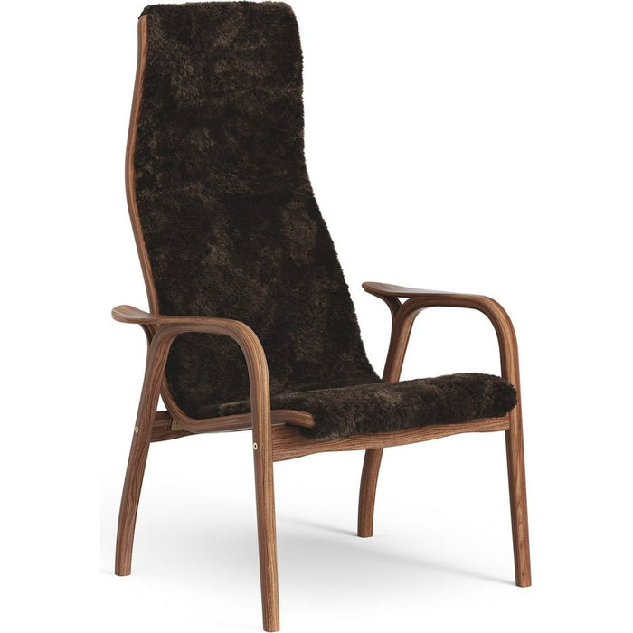Photo of Lamino Arm Chair Oiled Walnut/sheep Skin Espresso (brown)