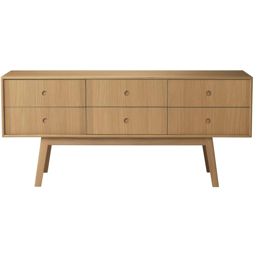 A86 Butler Dresser Oak Nature Lacquered