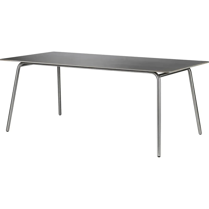 Photo of M21 Brick Garden Table 90x180 cm - Stainless Steel/Stone