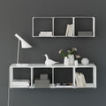Thumbnail photo of Panton Wire Single, D 34,8 - Black - Shelving - Verner Panton - Grey - Metal