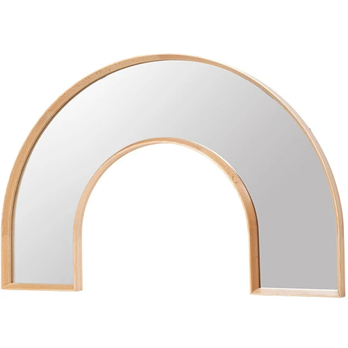 Photo of Alva Rainbow Mirror - Oak / Glass