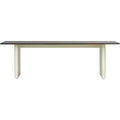 Thumbnail photo of Panel Table 90 X 250 Cm Cream Dark Brown - Matbord - Simon Legald - Brun - Metall/trä