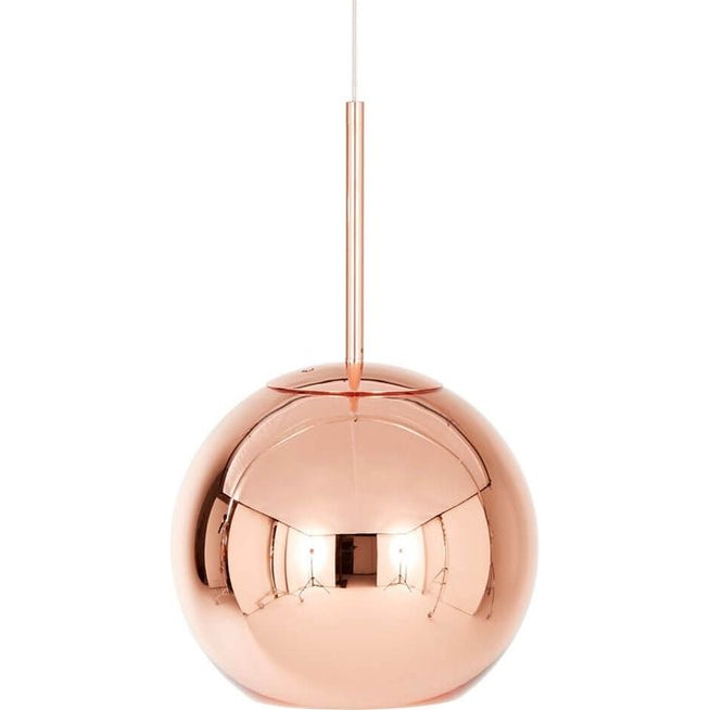 Photo of Copper Round LED Pendant Lamp