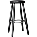 Ch56 Bar Stool High Black