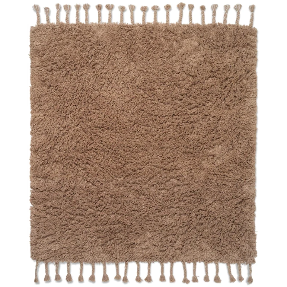 Amass Long Pile Rug  - White Pepper