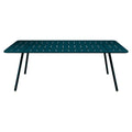 Thumbnail photo of Luxembourg Table 207 X 100, Acapulco Blue - Outdoor Dining Table - Frédéric Sofia - Blue - Metal