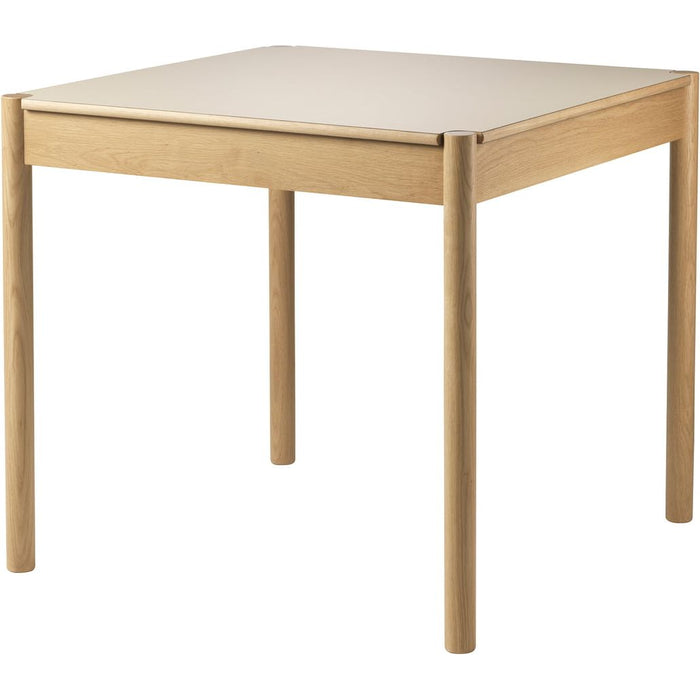 Photo of C44 Reversible Dining Table 80x80 cm - Beige/Black Laminate