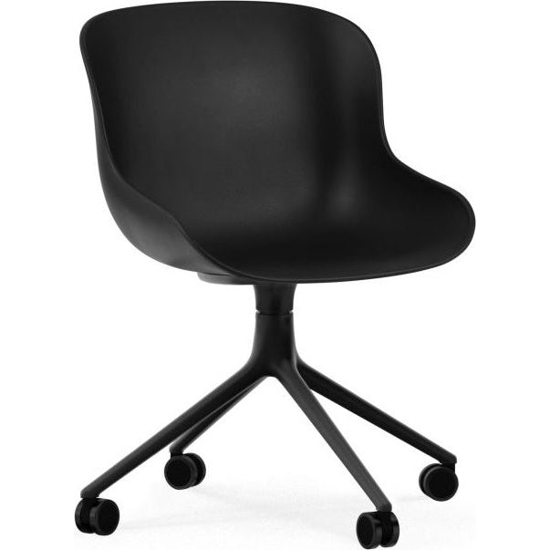 Photo of Hyg Chair Swivel 4w - Kontorstol - Sort - Sort Aluminium - H: 84 X L: 54 X D: 53,5 X Sh: 46 Cm