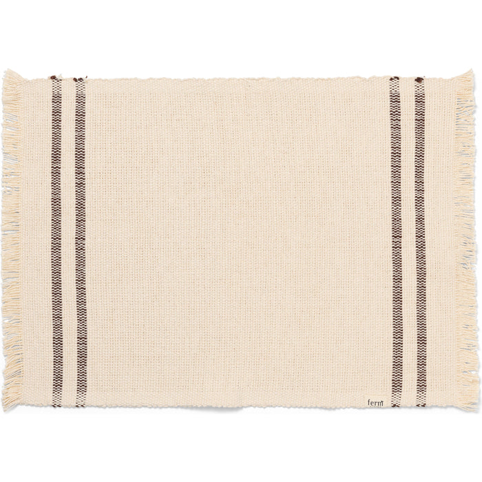 Photo of Savor Placemat - Bordskåner - Off-white / Chocolate - W50 X L38 Cm